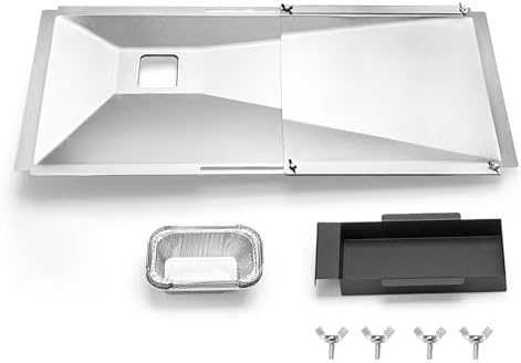 Adjustable Grease Tray with Catch Pan by Unknown