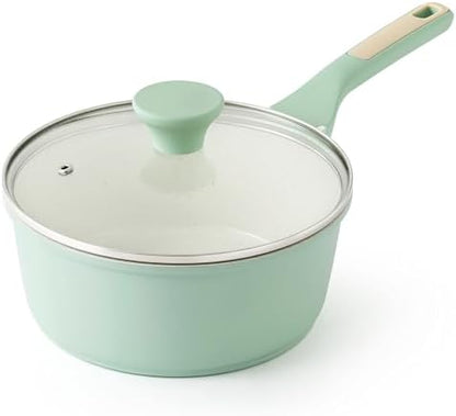 SENSARTE 2.5 QT Ceramic Nonstick Saucepan by SENSARTE
