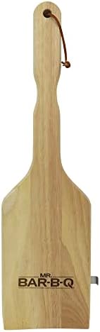 Mr. Bar-B-Q Oversized Premium Wood Grill BBQ Scraper & Brush by MrBar-B-Q