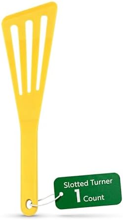 Restaurantware Yellow Silicone High Temperature Slotted Turner Spatula by Restaurantware