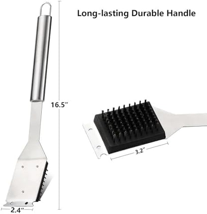 16.5” Grill Brush and Scraper - Image 2