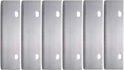 Grill Scraper Blades 6-Pack, Heavy Duty Rust Resist Stainless Tool by BOLEXINO