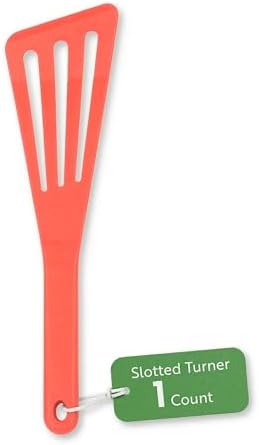 Restaurantware Red Silicone High Temperature Slotted Turner Spatula by Restaurantware