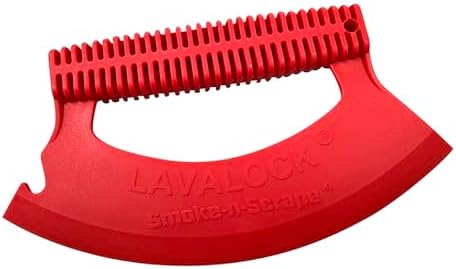 Smoke-n-Scrape XL Grill Smoker Scraper BBQ Residue Remover Cleaning Tool by LavaLock%C2%AE