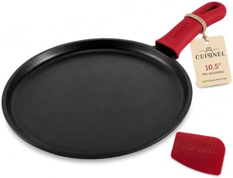 Cast Iron Round Griddle by Cuisinel