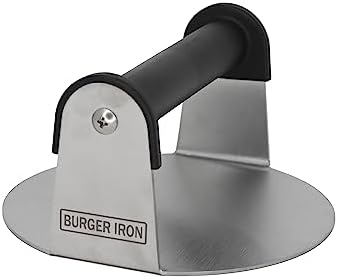 Burger Iron - the Orginal Burger Smasher, Heavy Duty 6 Inch Burger Press by BurgerIron