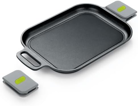 BRA COOKWARE Life Ceramic Nonstick Grill | 12.6x9.4 Inches Aluminum Griddle by BRACookware