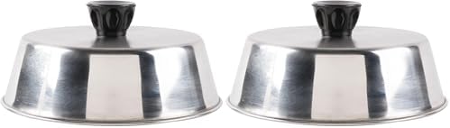 American Metalcraft BA640S Round Stainless Steel Basting Covers, 6 ½" Dia. by AmericanMetalcraftInc