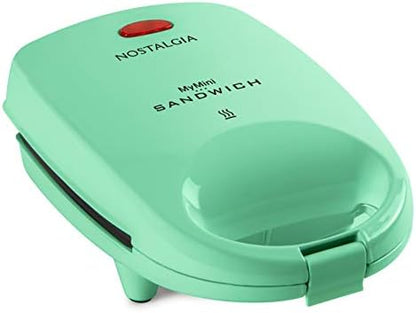 Nostalgia MyMini Personal Sandwich Maker, Nonstick Panini Press, Pizza Pockets by Nostalgia