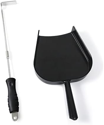 Ash Tool and Ash Pan fit Big Size Green Egg, Stainless Steel Grill Cleaning by OLIGAI