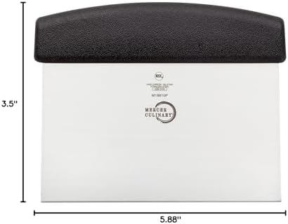 Mercer Culinary Millennia Bench Scraper, 5 7/8 Inch X 3 1/2 Inch Blade - Image 3