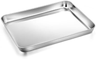 9" Baking Sheet Pan, Joyfair Stainless Steel Toaster Oven Trays by Joyfair