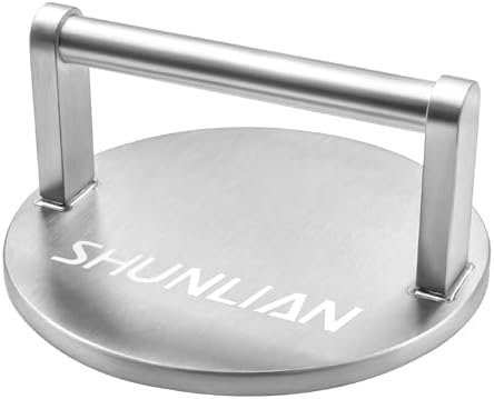 3.1lb Smash Burger Press 6" Stainless Steel Burger Smasher Tool by Unknown