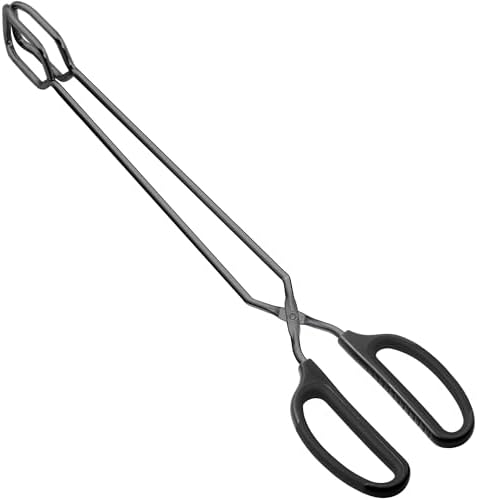 HINMAY 16" Extra Long Stainless Steel Scissor Tongs by HINMAY