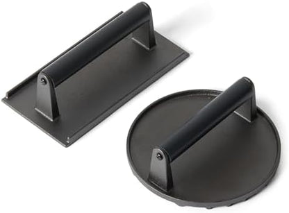 Amazon Basics Smash Burger Press, Cast Iron Bacon Press by AmazonBasics