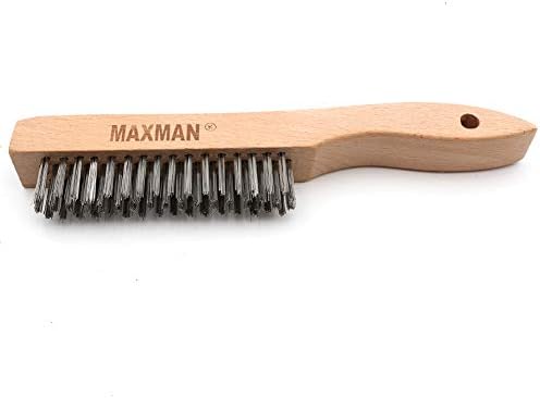 MAXMAN Wire Brush 2Pcs, Rust & Paint Remover - Image 5