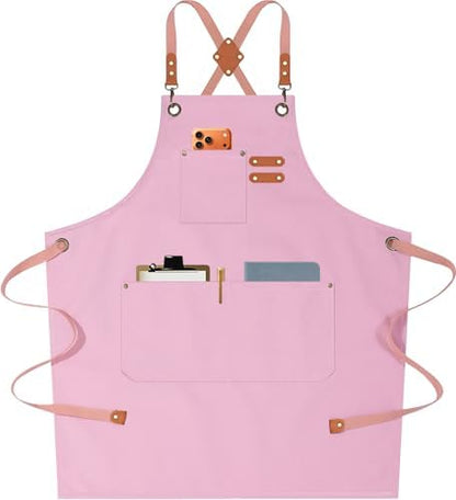 AFUN Chef Aprons for Men Women by BringYouaFun