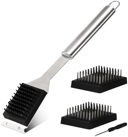 16.5” Grill Brush and Scraper by Zxmissu