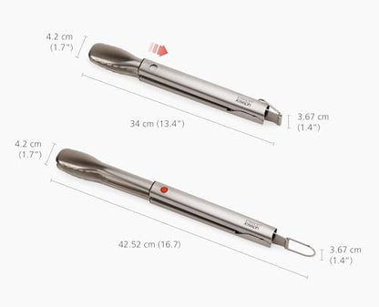 Joseph Joseph GrillOut Stainless Steel BBQ Tongs, Precision Grip, Retractable - Image 5