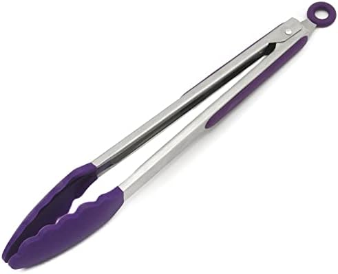Chef Craft Premium Silicone Cooking Tongs, 12 inch by ChefCraft