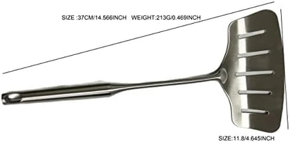 Large Spatula Turner Wide Slotted 304 Stainless Steel Flipper Cooking Utensil - Image 6