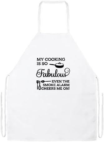 Let's Cook Adult Apron Funny Kitchen Apron Decor Chef Dad Gift by FaceYee