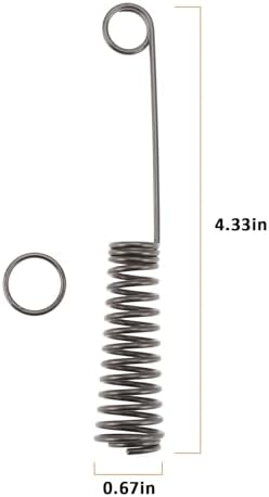 ECSiNG 2Pcs Fireplace Grid Screen Anti-scalding Handle Spring XBS-02 Suitable - Image 4