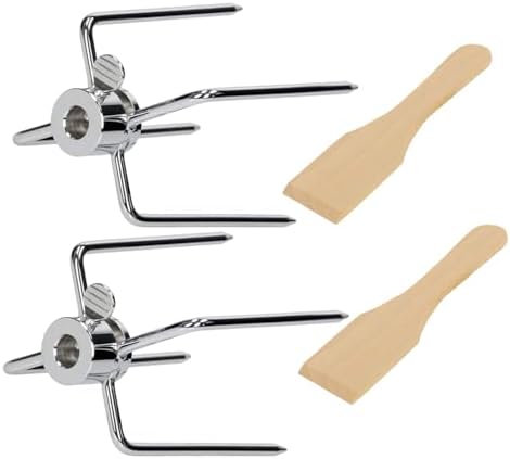 Rotisserie Meat Forks BBQ Grill Rotisserie Spit Meat Forks Replacement by Kosmosta