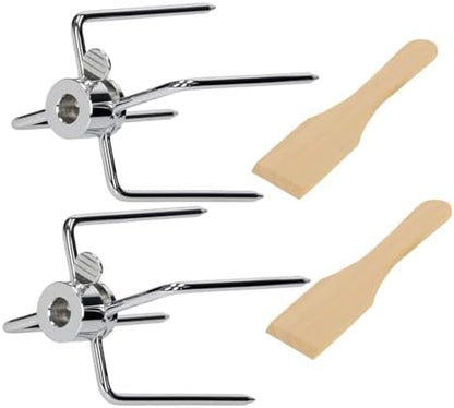 Rotisserie Meat Forks BBQ Grill Rotisserie Spit Meat Forks Replacement by Kosmosta