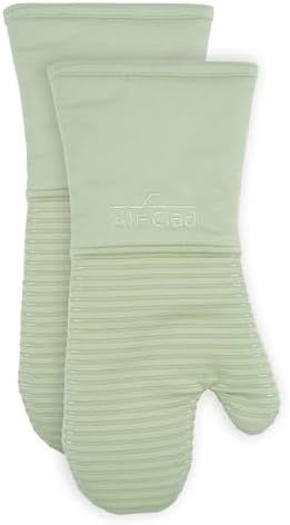 All-Clad Premium Silicone Oven Mitts: Heat Resistant to 500 Degrees by All-Clad