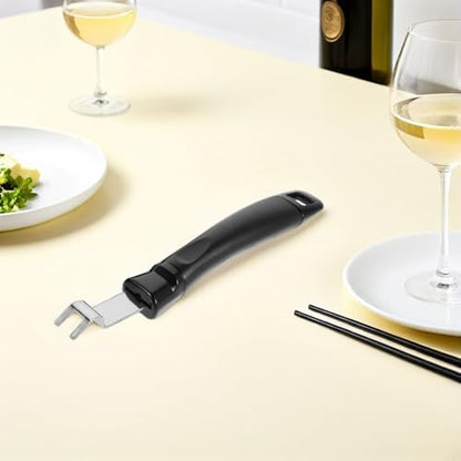 Outanaya 2pcs Grill Tray Lifter Handle, Stainless Steel Bakelite Grip Xmas - Image 7