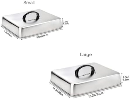 Generic Square Grill Cover Griddle Dome Lid Cloche - Image 2