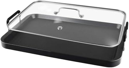 Griddle Glass Lid for Vayepro 17-inch flat griddle, Glass Basting, Keep Warm - Image 3