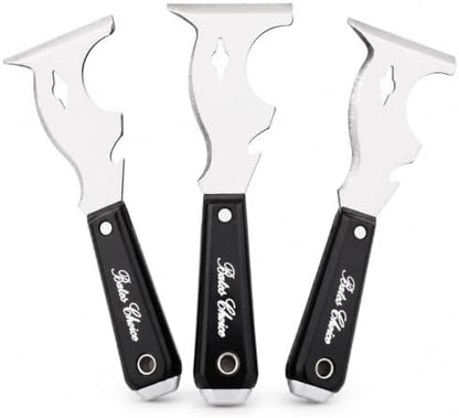 Bates- Paint Scraper, 10-in-1 Painter’s Tool, 3 Pack, Sharp Beveled Blade & - Image 7