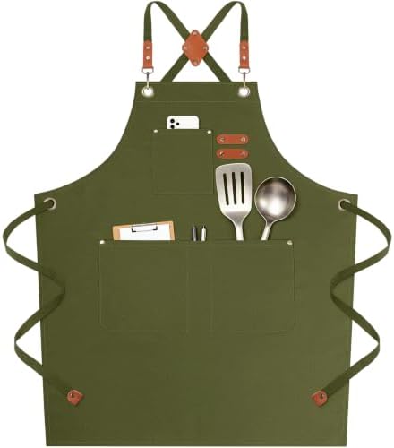 NLUS Chef Aprons for Men Women by NLUS