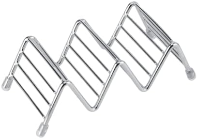 Joyzan Waviness Shape Taco Holder, Stainless Steel Tacos Shell Stand Rack by Joyzan