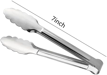 Serving Tongs, Buffet Tongs, ACAUTO Stainless Steel Food Tong Serving Tong - Image 2
