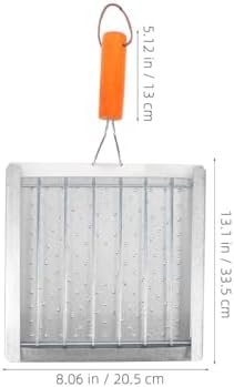 ibasenice Barbecue Tool Camp Toaster Camping Bread Toaster Tortilla Toaster - Image 4
