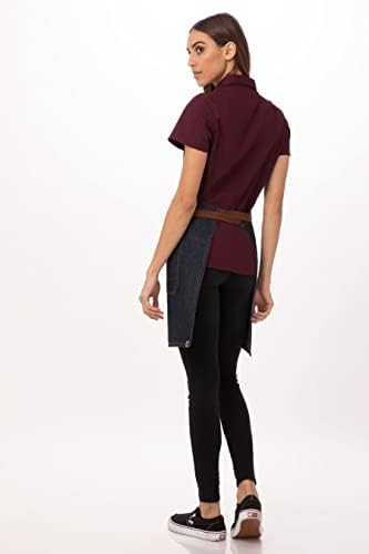 Chef Works Unisex Memphis Half Bistro Apron - Image 2