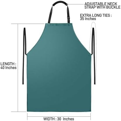 Waterproof Apron with Comfortable Adjustable Bib Rubber Vinyl Dishwasher Heavy - Image 7