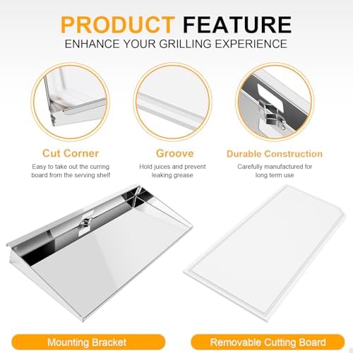 Serving Shelf with Removable Cutting Board Fit - Image 4