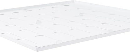 Vent Systems 12" x 12" Inch (Outer Dimensions) Metal Air Vent Grille - White Adjustable Register Vent Cover - Open/Close Air Supply Intake Wall Vent - Heating/Cooling Ceiling Grille for House, Garage
