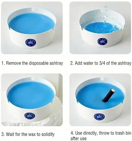 Li&Zhao Disposable Ashtrays 25-Pack Disposable Ashtrays - Image 3