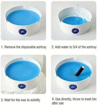 Li&Zhao Disposable Ashtrays 25-Pack Disposable Ashtrays - Image 3