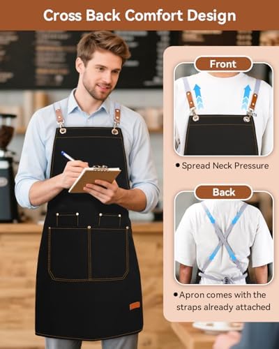 Teskyer Canvas Kitchen Apron - Image 6