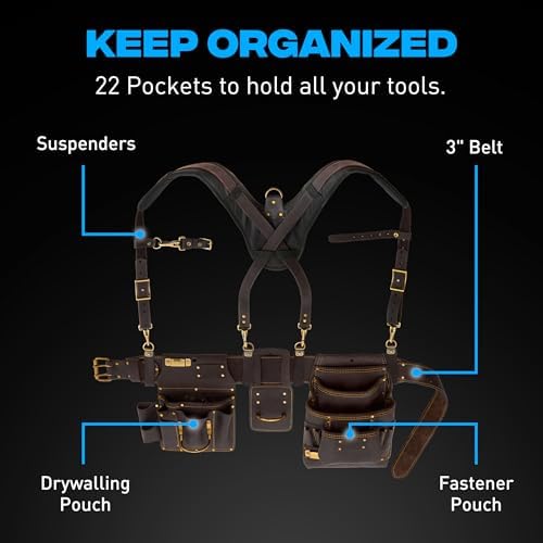 OX Drywall Tool Belt + Suspenders - Image 2