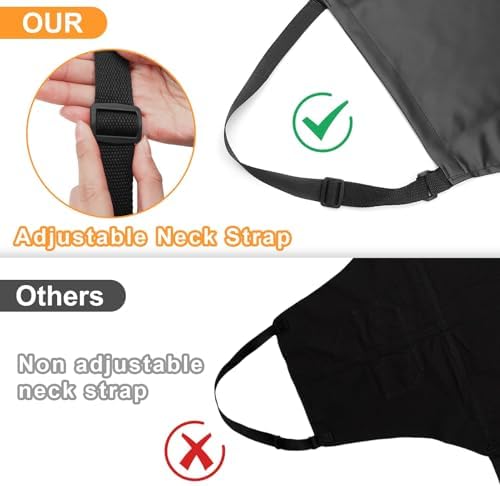 Waterproof Rubber Apron Adjustable Dishwasher Apron - Image 3