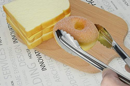 HINMAY Mini Stainless Steel Serving Tongs Small Tongs Set - Image 5