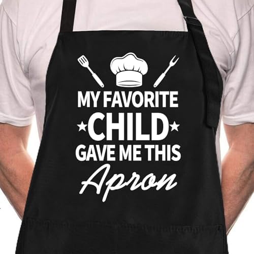 Rosoz Funny BBQ Black Chef Aprons by Rosoz