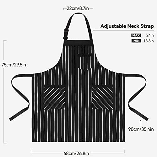 NLUS 2 Pack Cooking Aprons for Women - Image 3